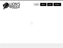 Tablet Screenshot of lionsbridgerecording.com